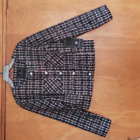 BAGATELLE Tweed Cropped Jacket, size M - Picture 5 of 16
